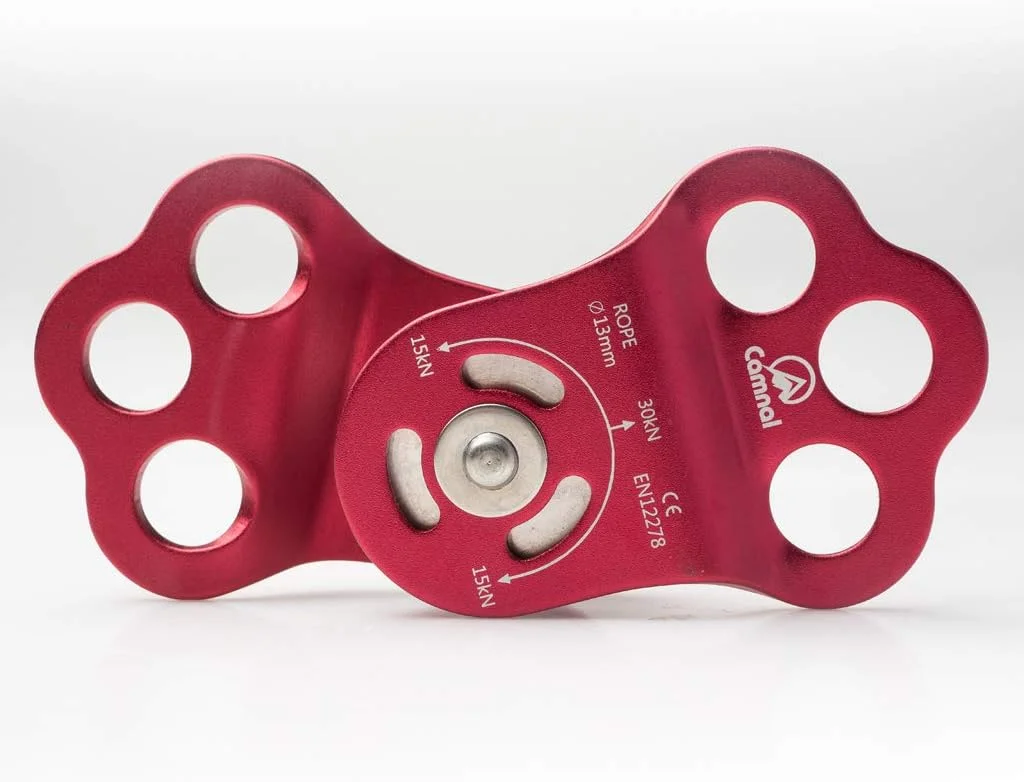 قرقره سه گانه 30KN برای صعود، کار در ارتفاع و طناب 13 میلی متری، ابزار کار در ارتفاع / 1146