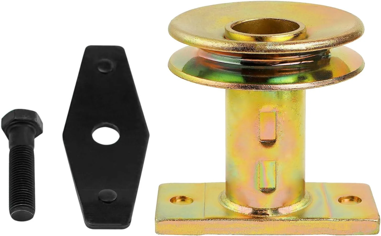 براکت مجموعه اسپیندل با قرقره جایگزین 687-02528 به همراه پیچ و نگهدارنده تیغه، مناسب برای MTD Yard-Man Troy-Bilt TB230 240 260 280 و غیره