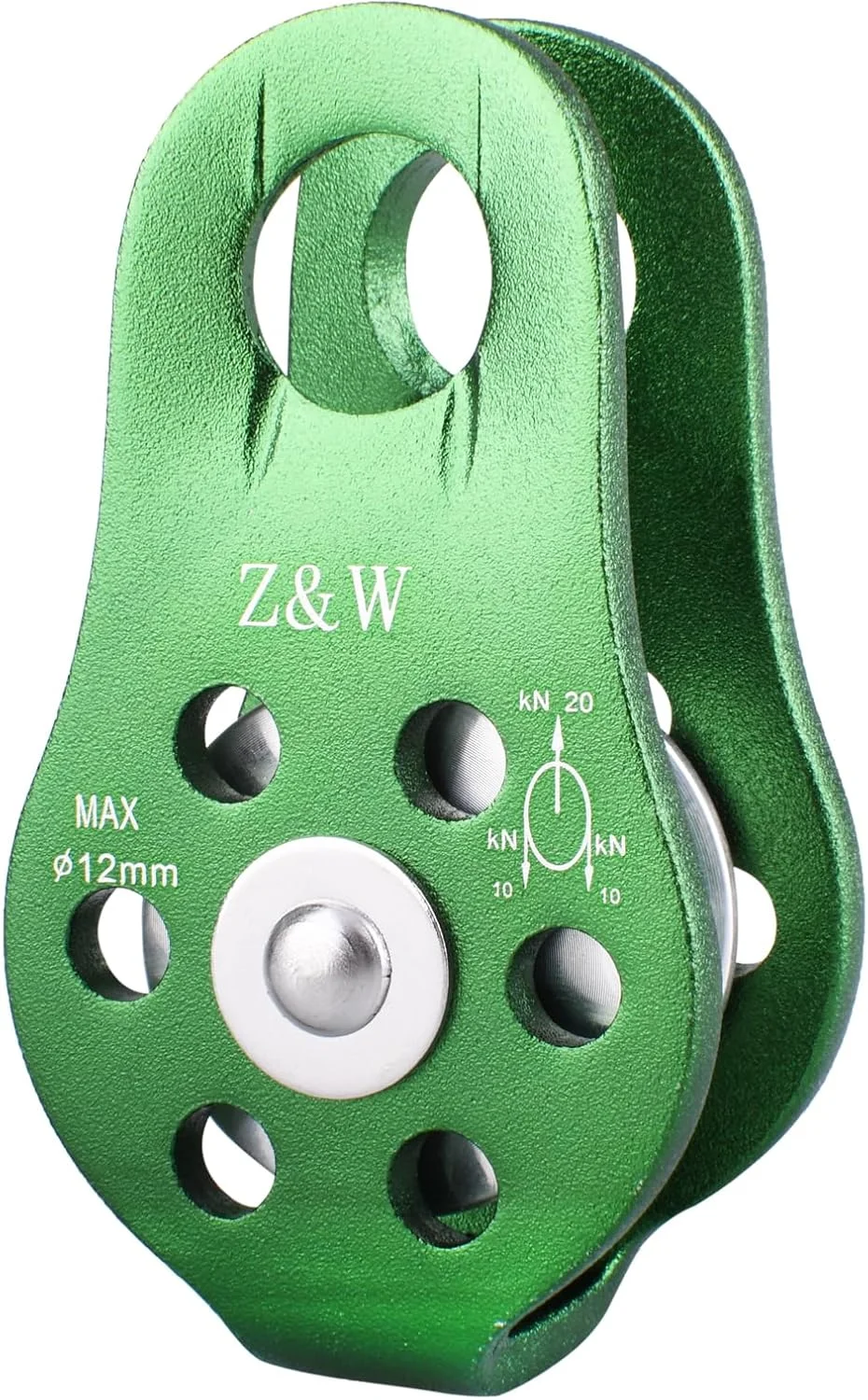 ابزار فرود هشتی Azarxis با ظرفیت 35 و 50 کیلونیوتن، صفحه کارگاهی گوش‌دار بزرگ، مقاوم و با استحکام بالا، مناسب برای فرود، حمایت، صخره‌نوردی، نصب ابریشم هوایی