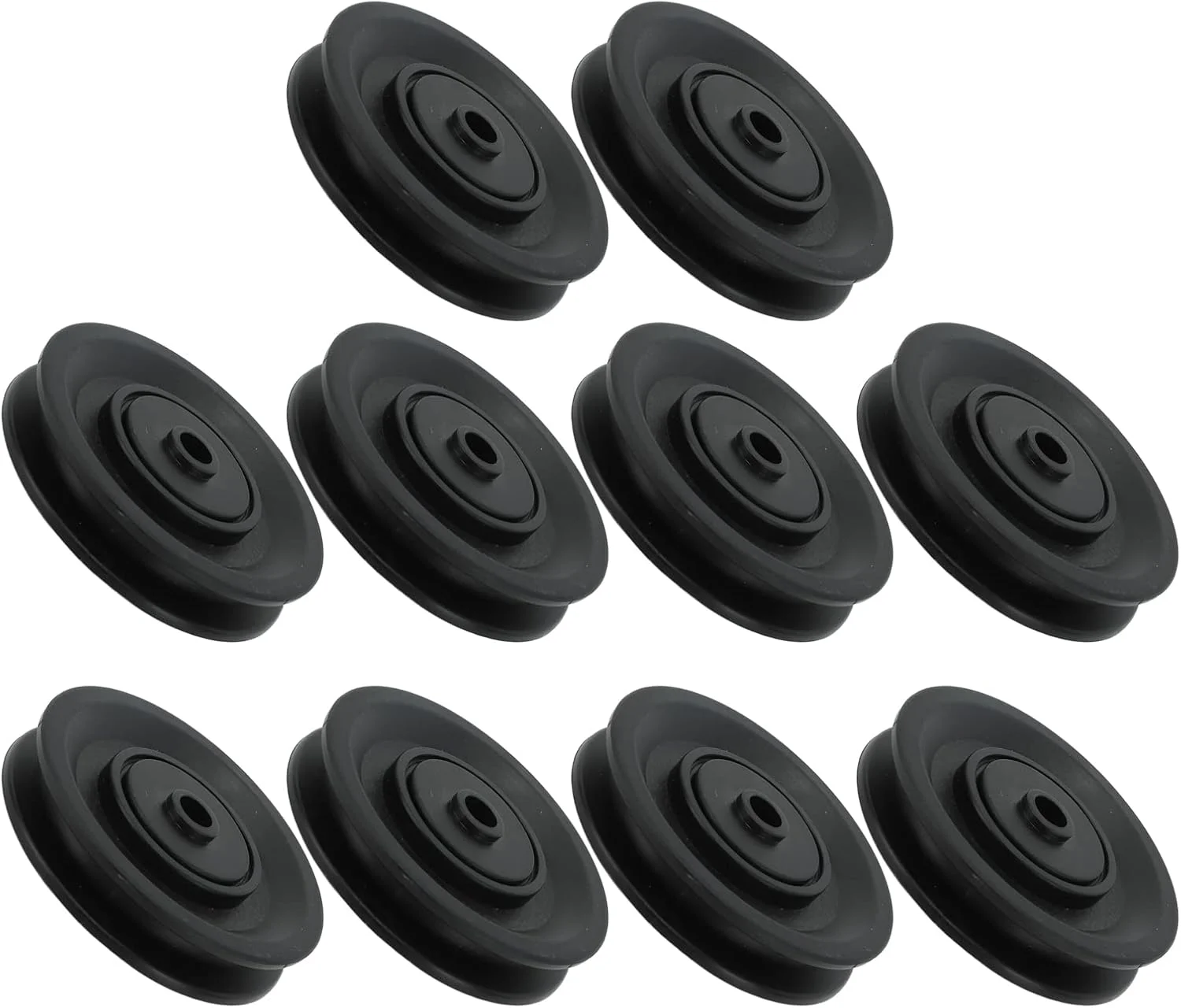 قرقره بلبرینگ 90 میلی متری، قرقره بلبرینگ کابل نایلونی بی صدا و پایدار، مقاوم در برابر سایش، بار کاری زیاد، سبک وزن برای تجهیزات ورزشی