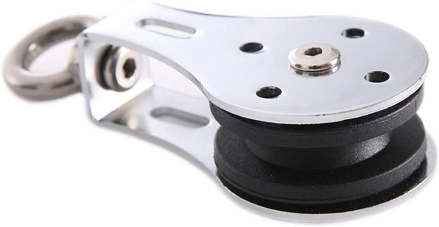 چرخ قرقره، قرقره بلوکی قرقره بلبرینگ بی صدا قرقره استیل ضد زنگ تمرینات قدرتی تناسب اندام قرقره برای تجهیزات تمرین باشگاه، تحمل بار 300 کیلوگرم