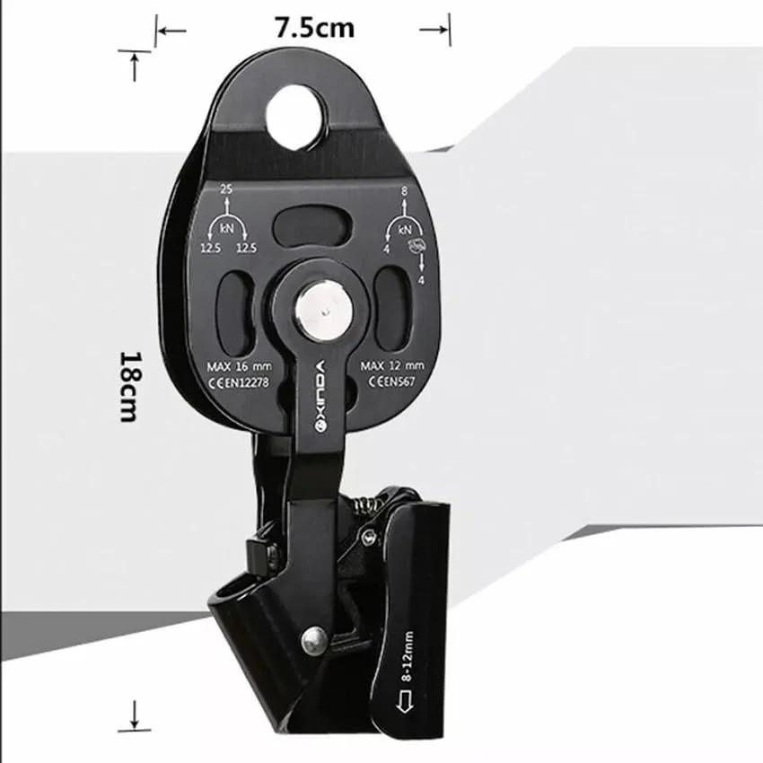 دستگاه کشش و بالابر طناب برای صخره نوردی، درخت نوردی و نجات در فضای باز