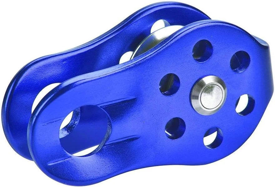 قرقره تک محور طناب سنگین 20kN UIAA، قرقره ثابت برای صخره نوردی، فرود، نجات و تجهیزات ایمنی درخت نوردی