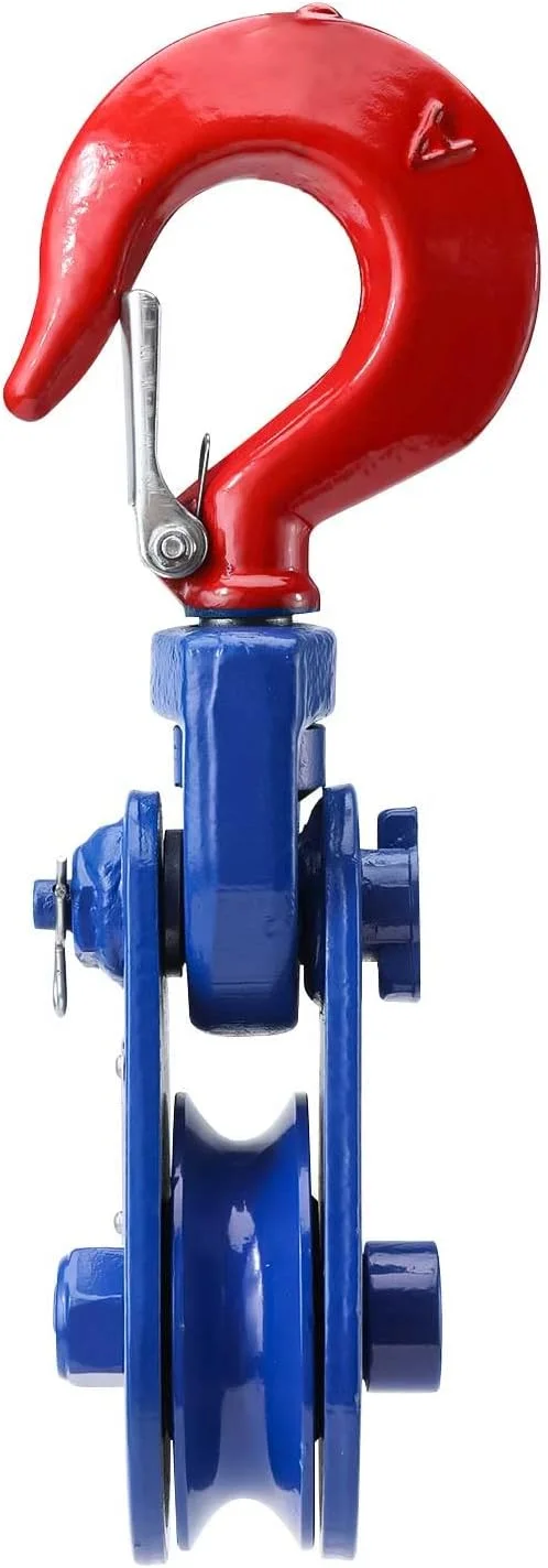 قرقره دو رنگ BOOMSTART با ابزار قلاب گردان، قرقره طناب سیمی برای 5/16 اینچ تا 3/8 20 میلی متر