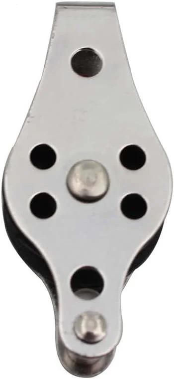 Canvia 3 عدد قرقره طناب سیم بکسل استیل ضد زنگ 25 میلی متری برای کشتی های بادبانی، قرقره بالابر کابل طناب نایلونی، JSHCN123456