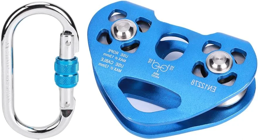 قرقره سنگ نوردی، قرقره دوبل شفت دوبل آلیاژ آلومینیوم، چقرمگی خوب، کارایی نفیس، قابل حمل برای