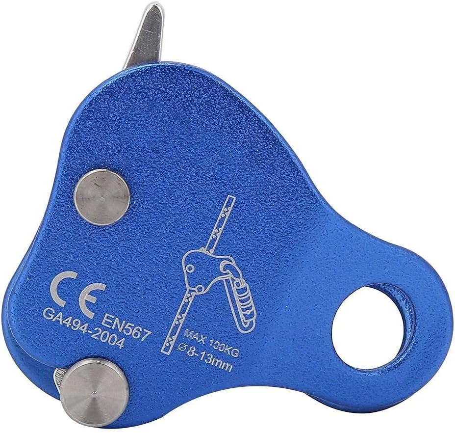 قرقره صعود طناب نوردی آلیاژ آلومینیوم منیزیم 100KN برای تجهیزات بارکشی