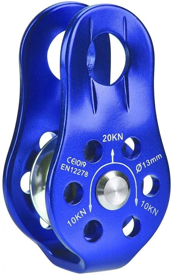 قرقره کوهنوردی، قرقره ثابت طناب کوهنوردی مسافرتی در فضای باز، قرقره عبور از کوهستان، تجهیزات ماجراجویی کوهنوردی