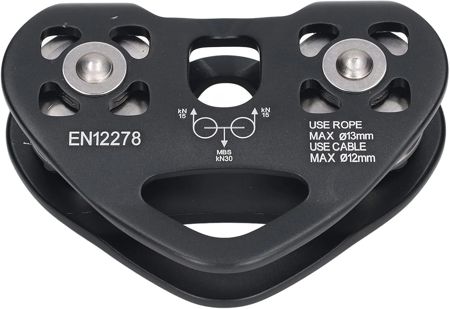 قرقره صعود، قرقره دو محوره صعود در فضای باز، بلوک آلومینیومی هوانوردی سبک وزن، کاربرد گسترده برای غارنوردی