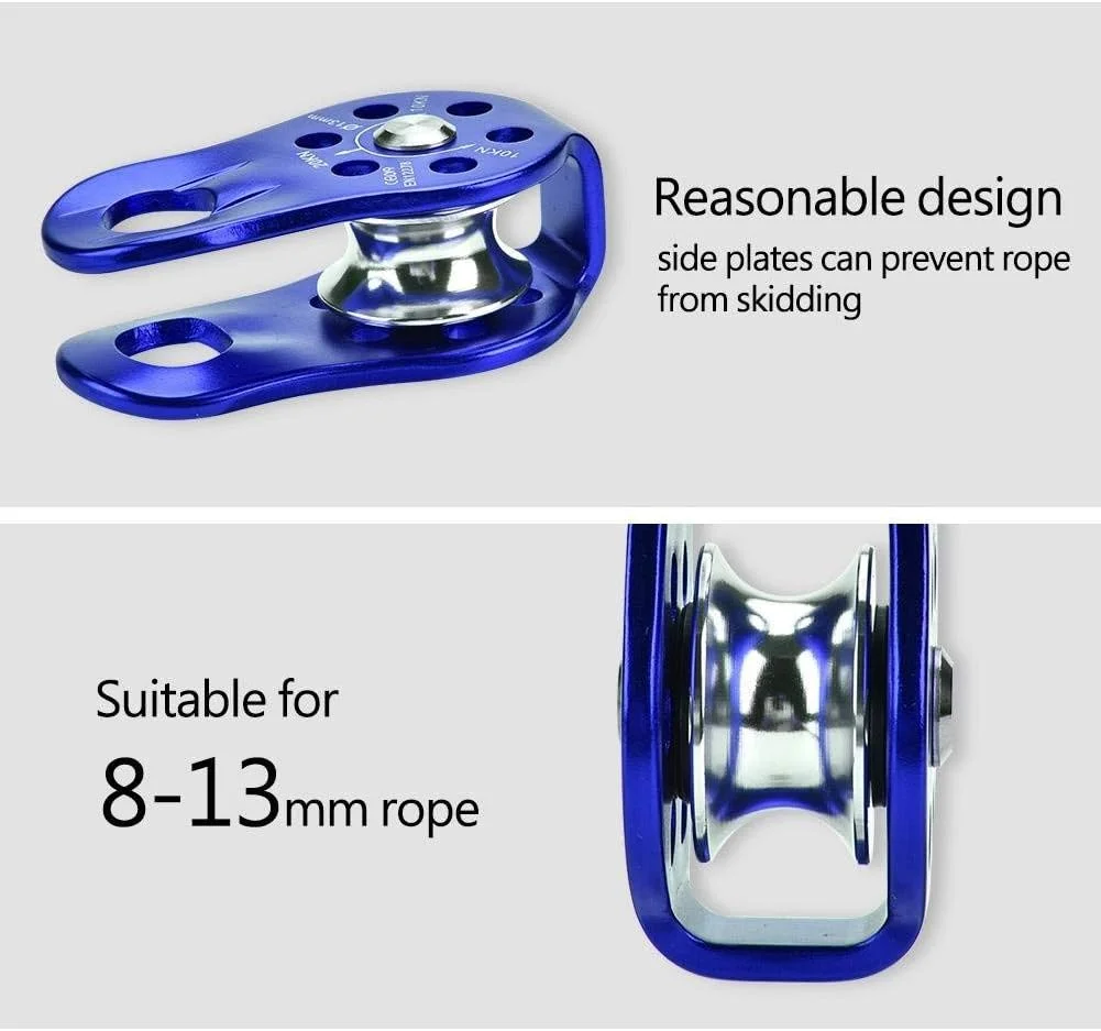 قرقره کوهنوردی، قرقره ثابت طناب کوهنوردی مسافرتی در فضای باز، قرقره عبور از کوهستان، تجهیزات ماجراجویی کوهنوردی