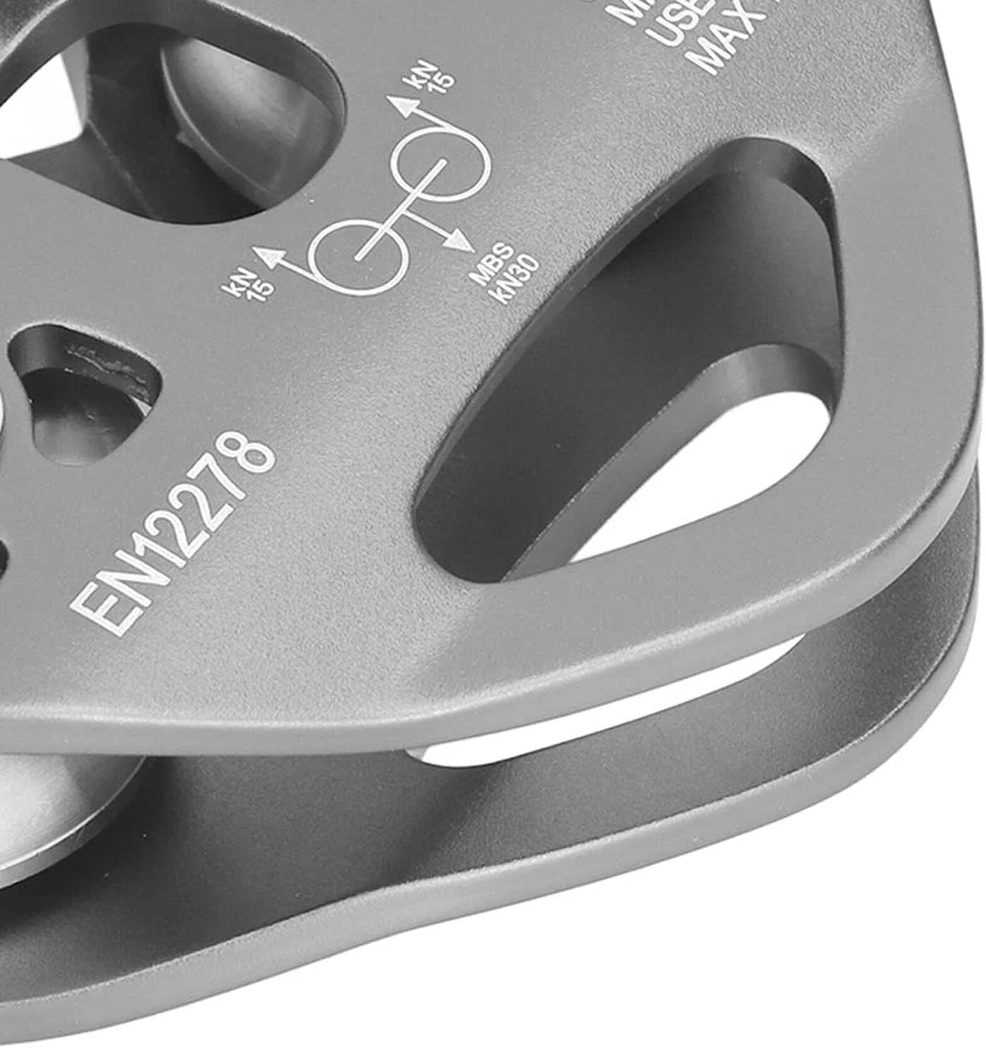 قرقره صعود، قرقره دو محوره مناسب صعود در فضای باز، بلوک آلومینیومی سبک وزن هوانوردی، کاربرد گسترده برای غارنوردی