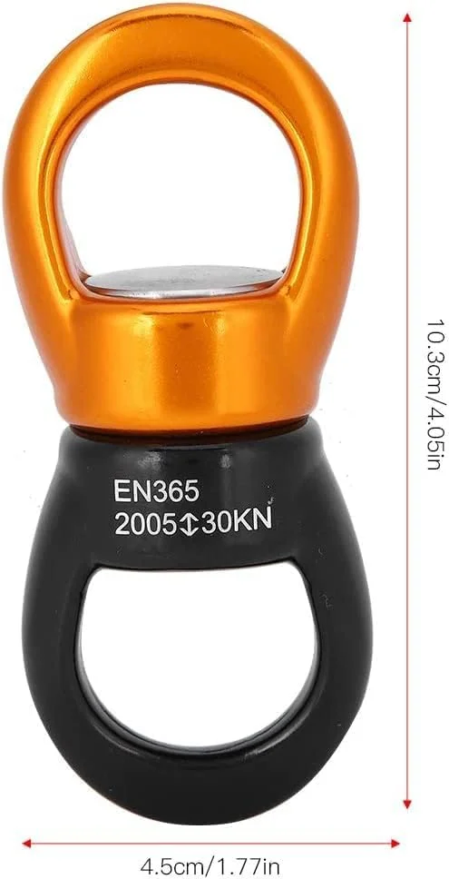 چرخ گردان، اتصال دهنده چرخ کوهنوردی، چرخاننده طناب کوهنوردی، دستگاه چرخاننده طناب کوهنوردی برای صخره نوردی، رقص هوایی، آویزهای تاب دار