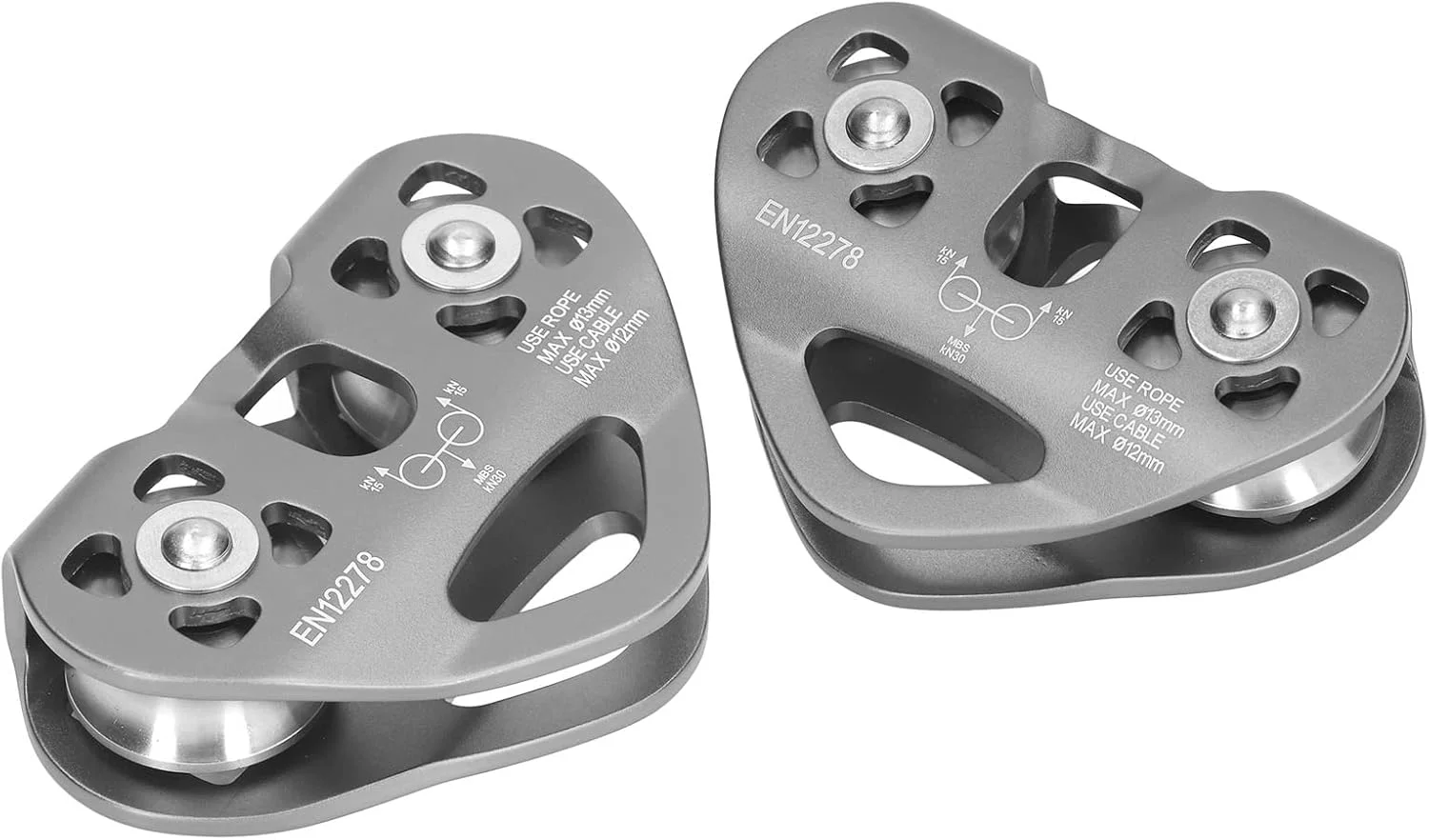 قرقره صعود، قرقره دو محوره مناسب صعود در فضای باز، بلوک آلومینیومی سبک وزن هوانوردی، کاربرد گسترده برای غارنوردی