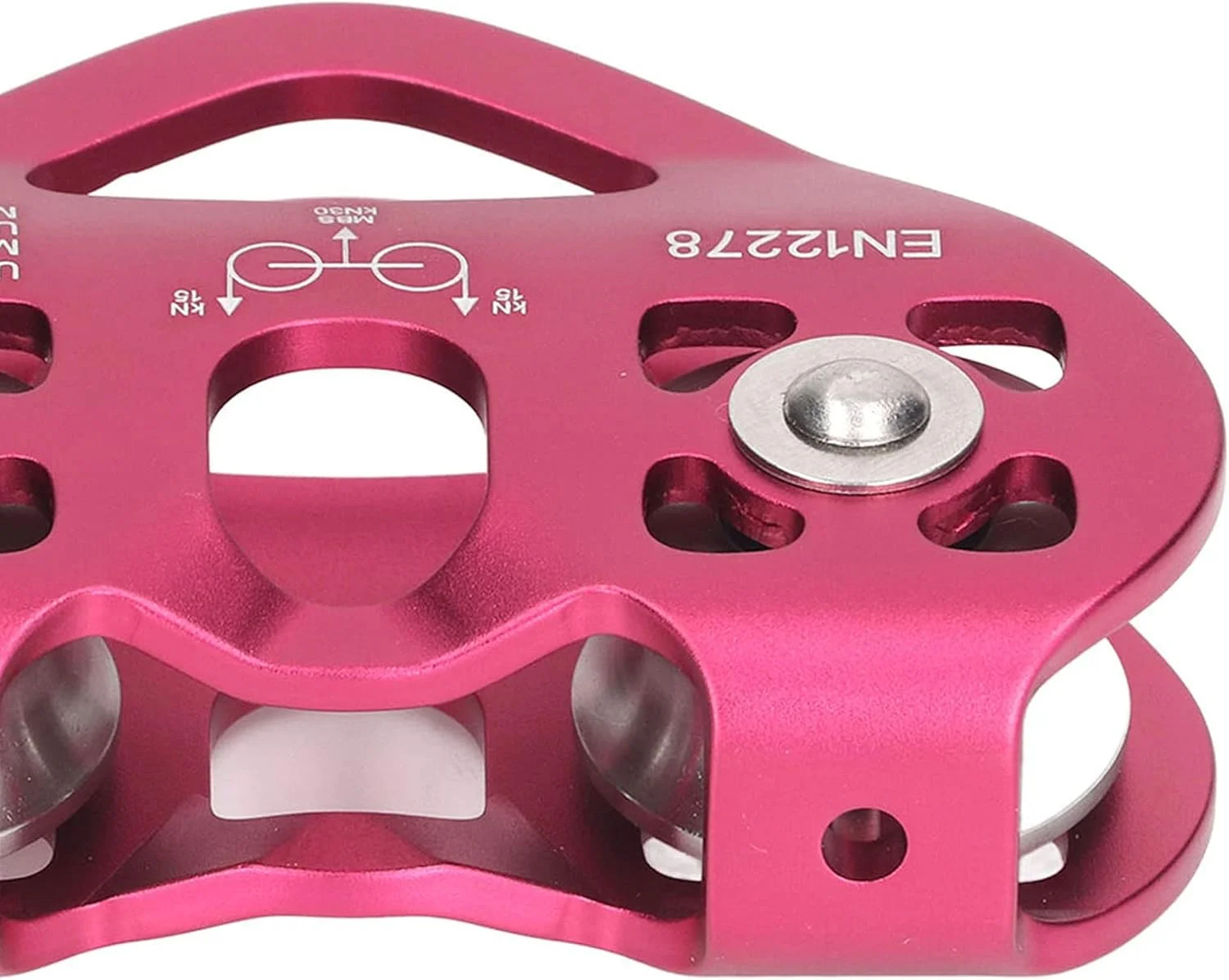 قرقره صعود، قرقره دو محوره صعود در فضای باز، بلوک آلومینیومی هوانوردی سبک وزن، کاربرد گسترده برای غارنوردی