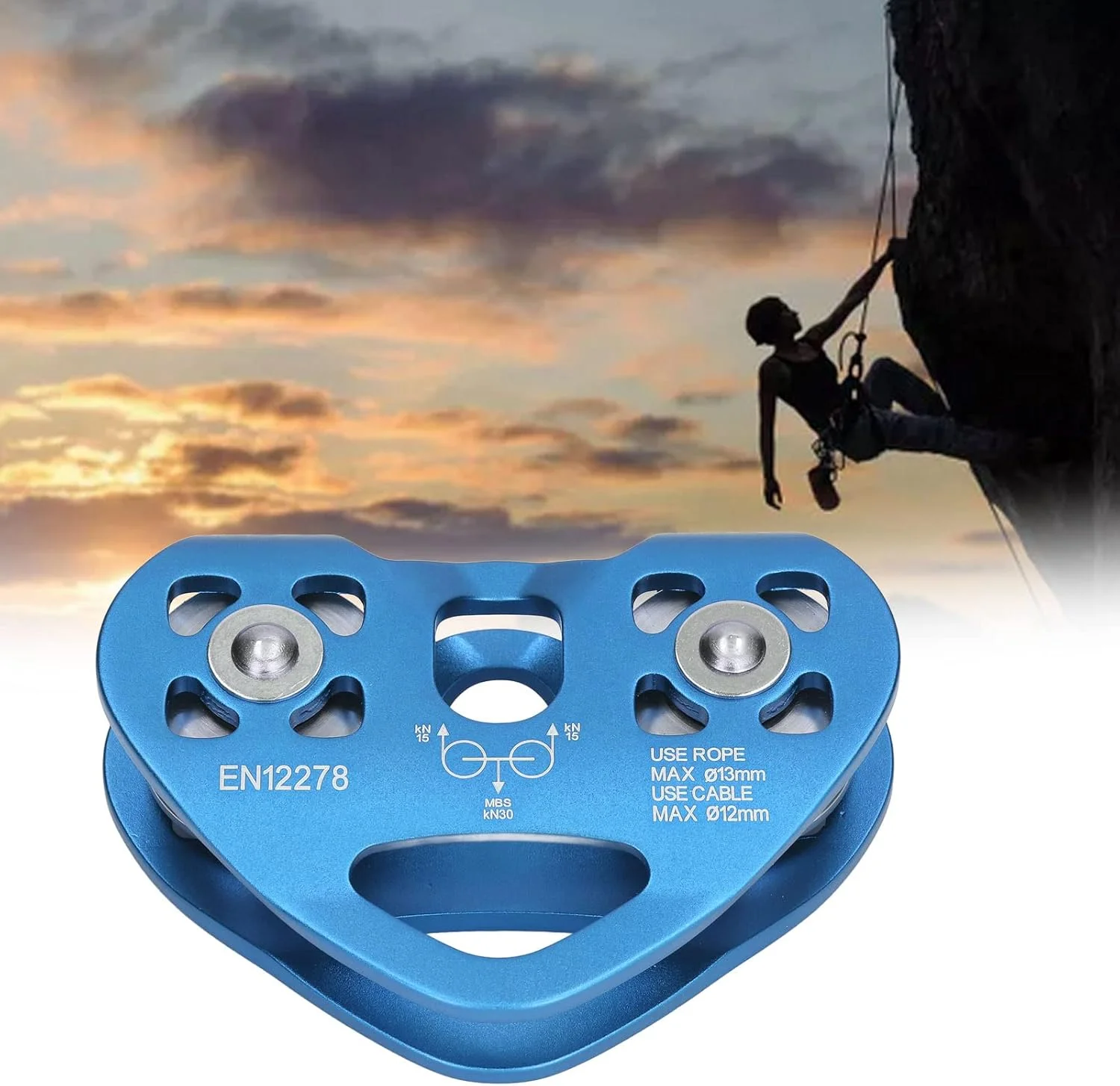 بلوک صعود، بلوک صعود سبک وزن طرح قلب برای دره نوردی در فضای باز