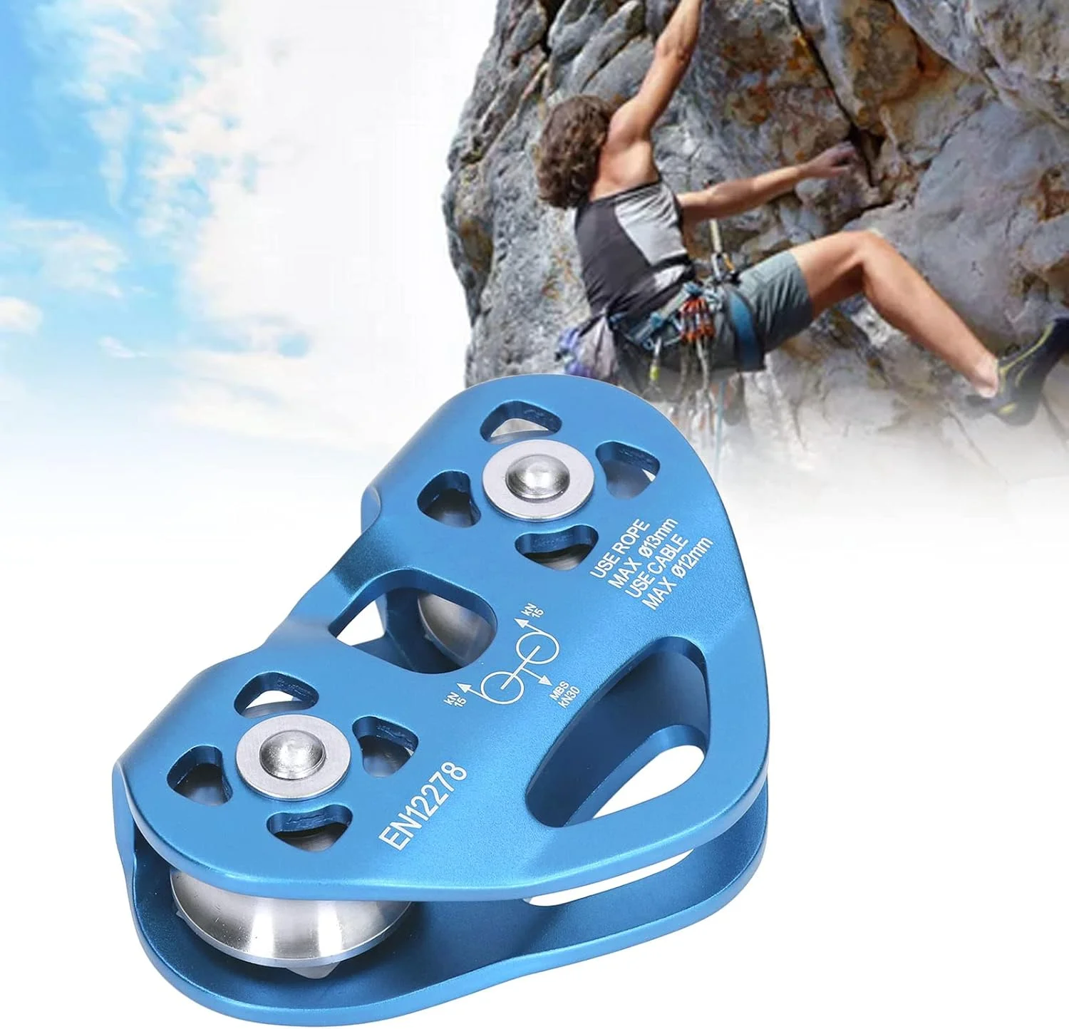 بلوک صعود، بلوک صعود سبک وزن طرح قلب برای دره نوردی در فضای باز