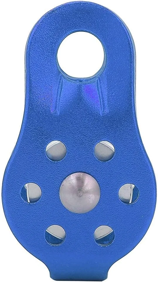 قرقره کوهنوردی 26KN آلیاژ آلومینیوم سنگین تک قرقره طناب گردان برای طناب 12 میلی متری قرقره کوهنوردی 26KN آلیاژ آلومینیوم سنگین تک قرقره طناب گردان برای طناب 12 میلی متری