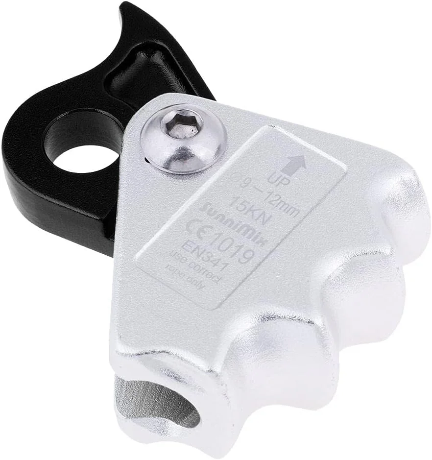 گیره طناب قرقره ای خود قفل شونده 15KN برای طناب ایمنی 9 تا 12 میلی متری