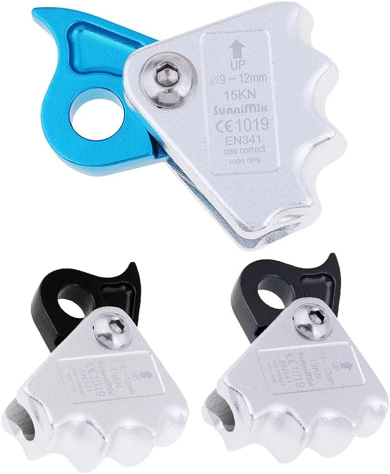 گیره طناب قرقره ای خود قفل شونده 15KN برای طناب ایمنی 9 تا 12 میلی متری