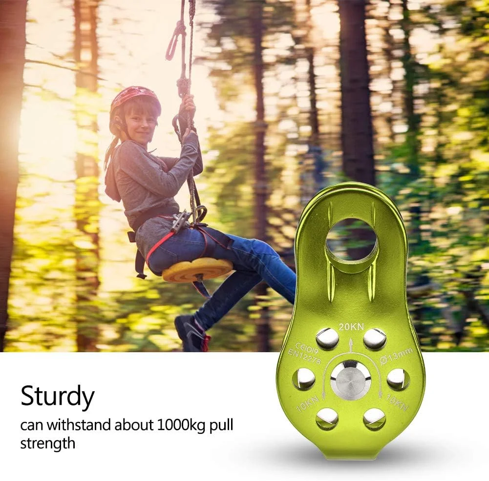 قرقره صعود، قرقره تکی، قرقره طناب تکی سنگین وظیفه آلیاژ آلومینیوم، لوازم جانبی تجهیزات ایمنی صعود