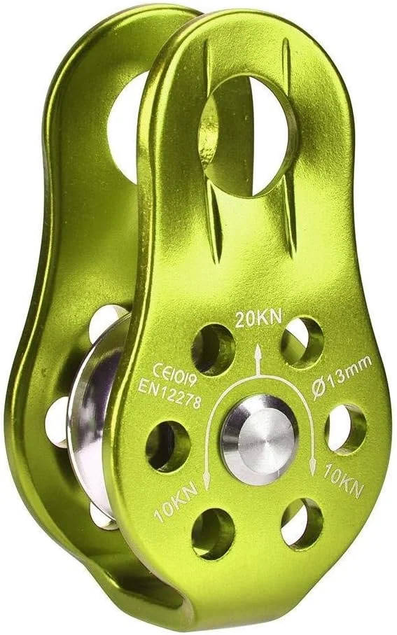 قرقره کوهنوردی، قرقره طناب گردان تکی سنگین وظیفه آلیاژ آلومینیوم، لوازم جانبی تجهیزات ایمنی کوهنوردی