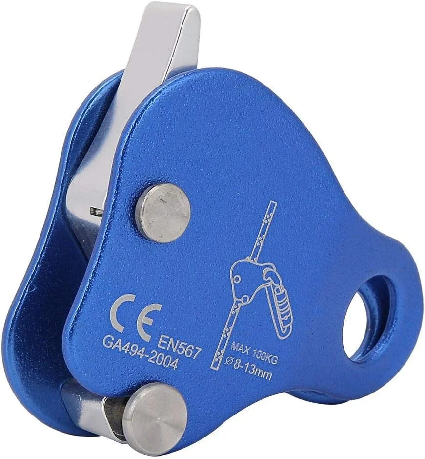 قرقره صعود، چرخ قرقره آویز صعود در فضای باز دستگاه خود قفل شونده طناب