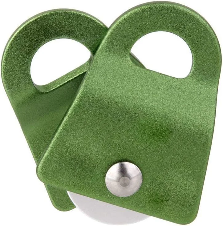 قرقره صعود، قرقره تکتسمه آلومینیومی بادوام با صفحات چرخشی برای نجات، صخرهنوردی، غارنوردی، کار در ارتفاع، سبز، 1 عدد قرقره صعود، قرقره تکتسمه آلومینیومی بادوام با صفحات چرخشی برای نجات، صخرهنوردی، غارنوردی، کار در ارتفاع، سبز، 1 عدد