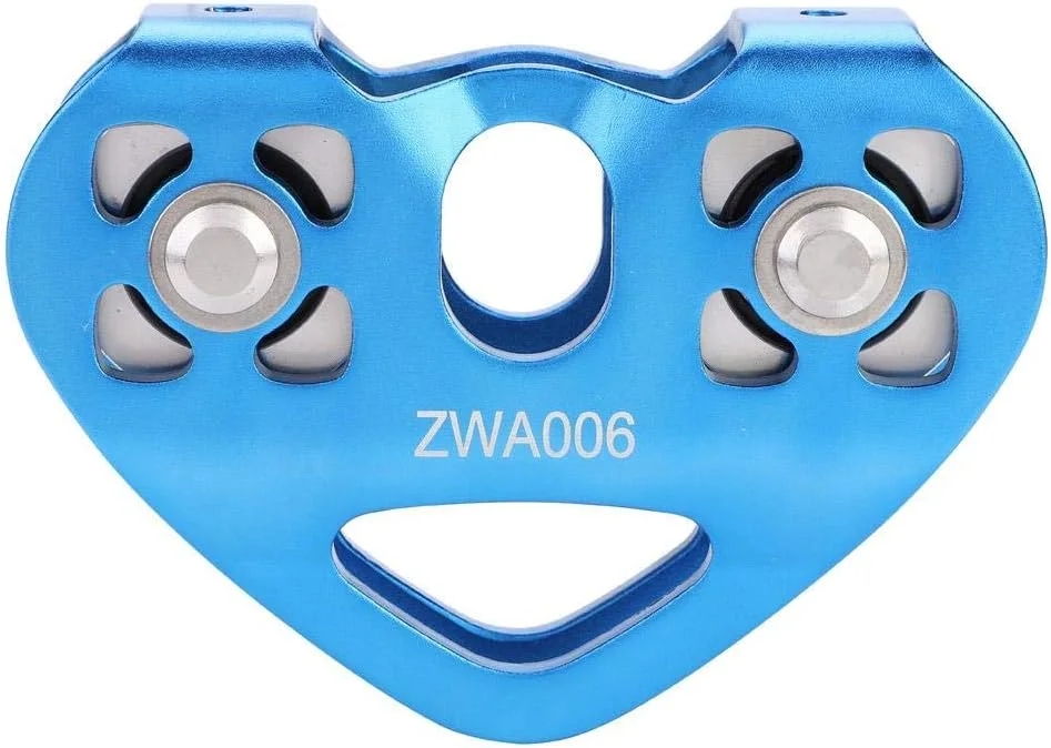 قرقره صعود 30KN، چرخ بلوک قرقره گردان، چرخ دنده صعود برای صعود در فضای باز قرقره صعود 30KN، چرخ بلوک قرقره گردان، چرخ دنده صعود برای صعود در فضای باز