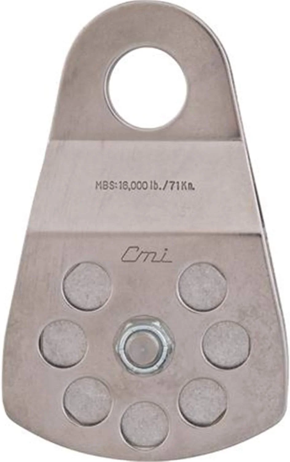 قرقره تکی 3 اینچی CMI با قرقره آلومینیومی و صفحات جانبی استیل ضد زنگ - RP105