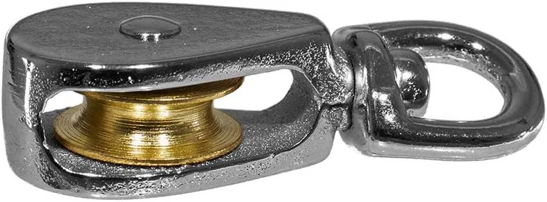 قرقره تک چرخ West Coast Paracord با چشم گردان - ارتفاع قرقره 3/4 اینچ