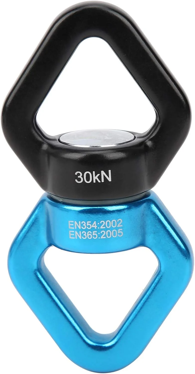 دستگاه چرخشی ایمنی صخره نوردی در فضای باز، آویز چرخشی برای یوگا - خاکستری نارنجی