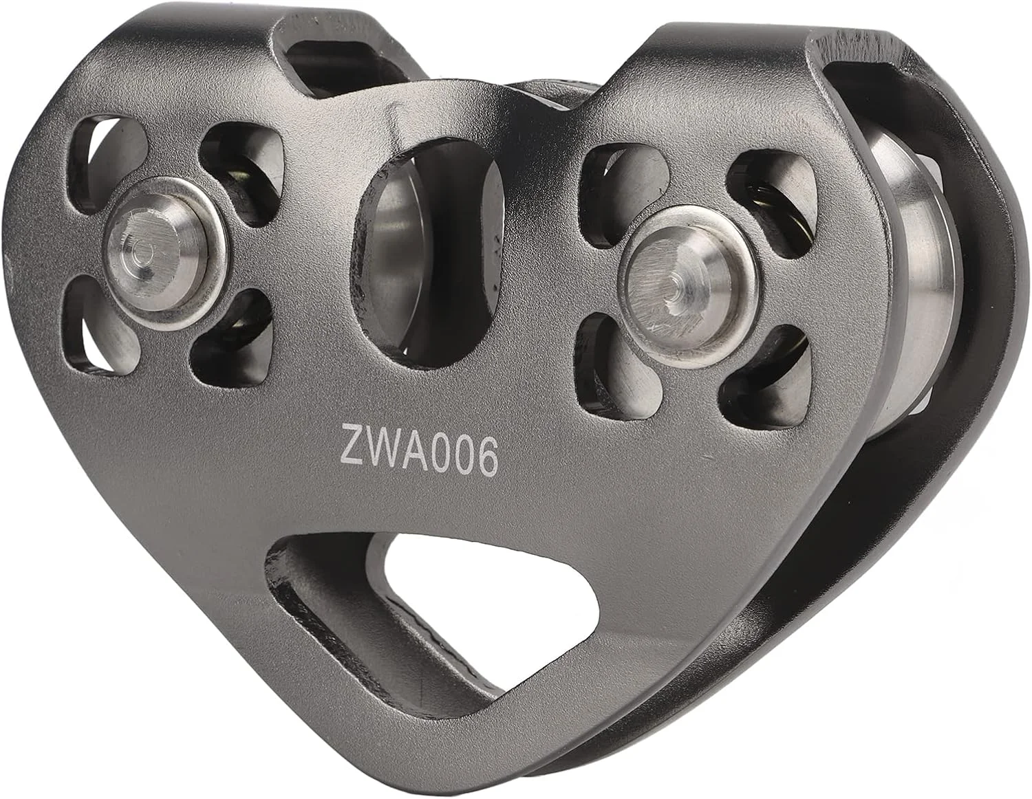 قرقره زیپ لاین Cryfokt، قرقره زیپ لاین با بلبرینگ دوبل، ترولی دوبل سرعتی تندم سبک وزن با استحکام بالا، لوازم جانبی زیپ لاین برای کوهنوردی، صخره نوردی