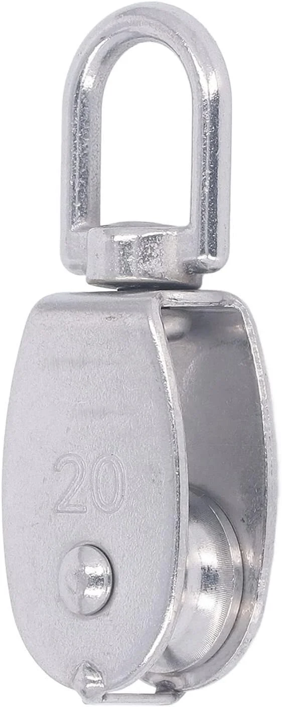 بلوک قرقره Cryfokt، 6 عدد چرخ قرقره سنگین با کاربرد گسترده با قلاب فنری M7 برای کوهنوردی