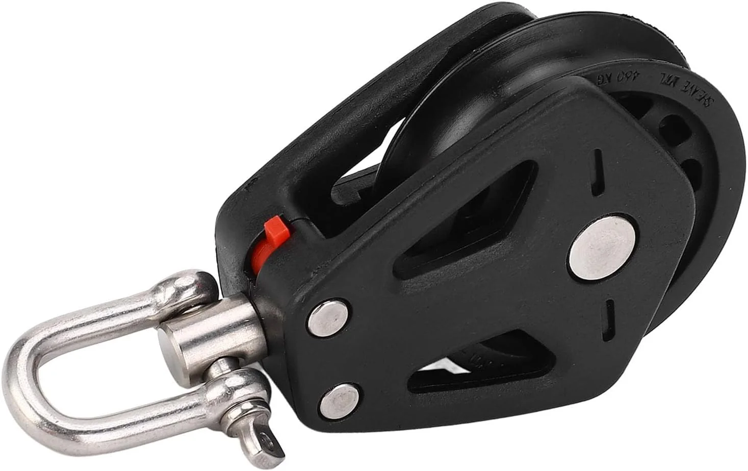 قرقره طناب بالابر Cryfokt، قرقره تک چرخ قفل ایمن و با استحکام بالا برای قایق تفریحی