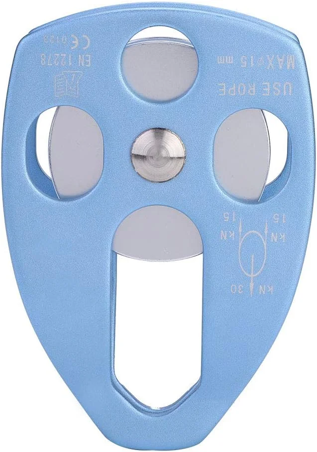 قرقره تکی صعود، حداکثر قطر 15 میلی متر، استحکام عالی 32KN برای صخره نوردی