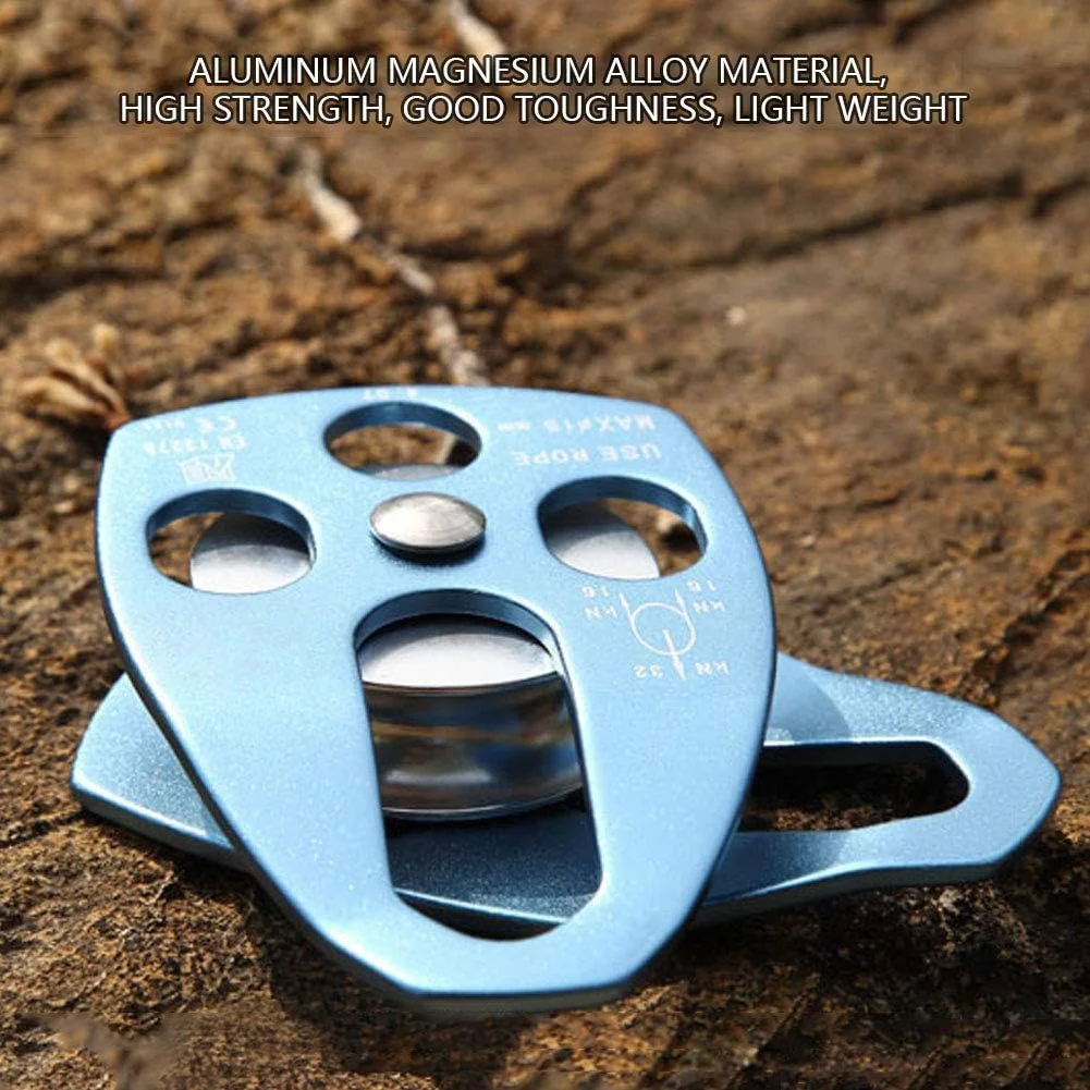 قرقره تکی صعود، حداکثر قطر 15 میلی متر، استحکام عالی 32KN برای صخره نوردی