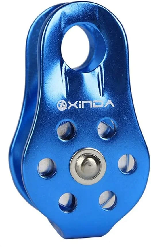 قرقره صعود میکرو DFBTYG قرقره های طناب آلومینیومی کوچک چند منظوره برای سیستم های پیشروی، تجهیزات، حمل و نقل، نجات، درختکاری و صعود از درخت