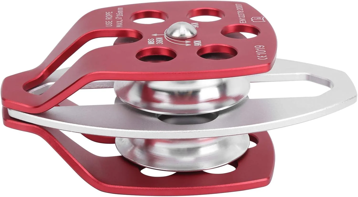 قرقره دوبل، قرقره آلومینیومی، 36KN برای کوهنوردی