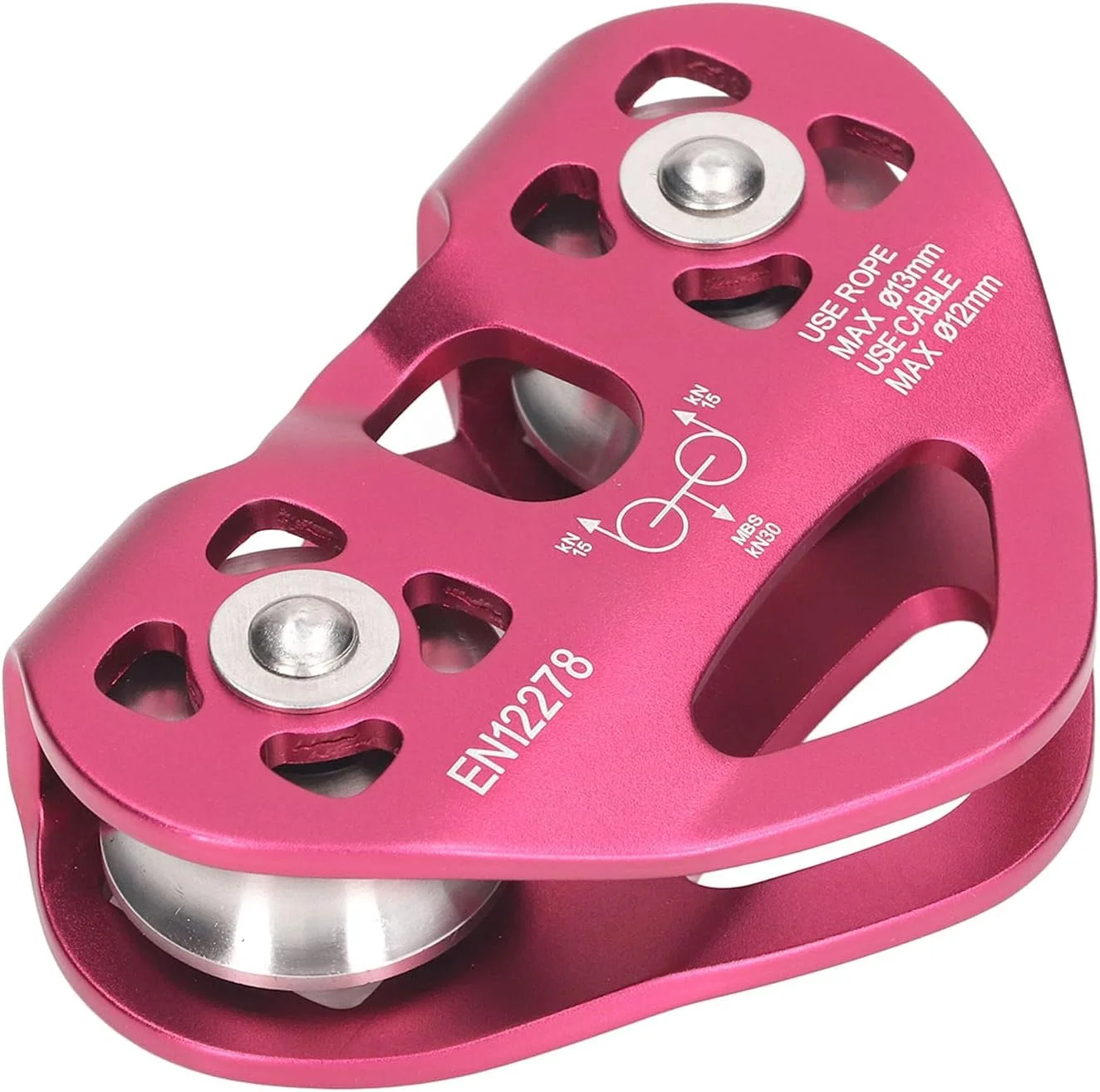 قرقره کوهنوردی دوماری، آلومینیوم هوانوردی، دو محوره، مناسب صخره نوردی و کوهنوردی (شرابی)