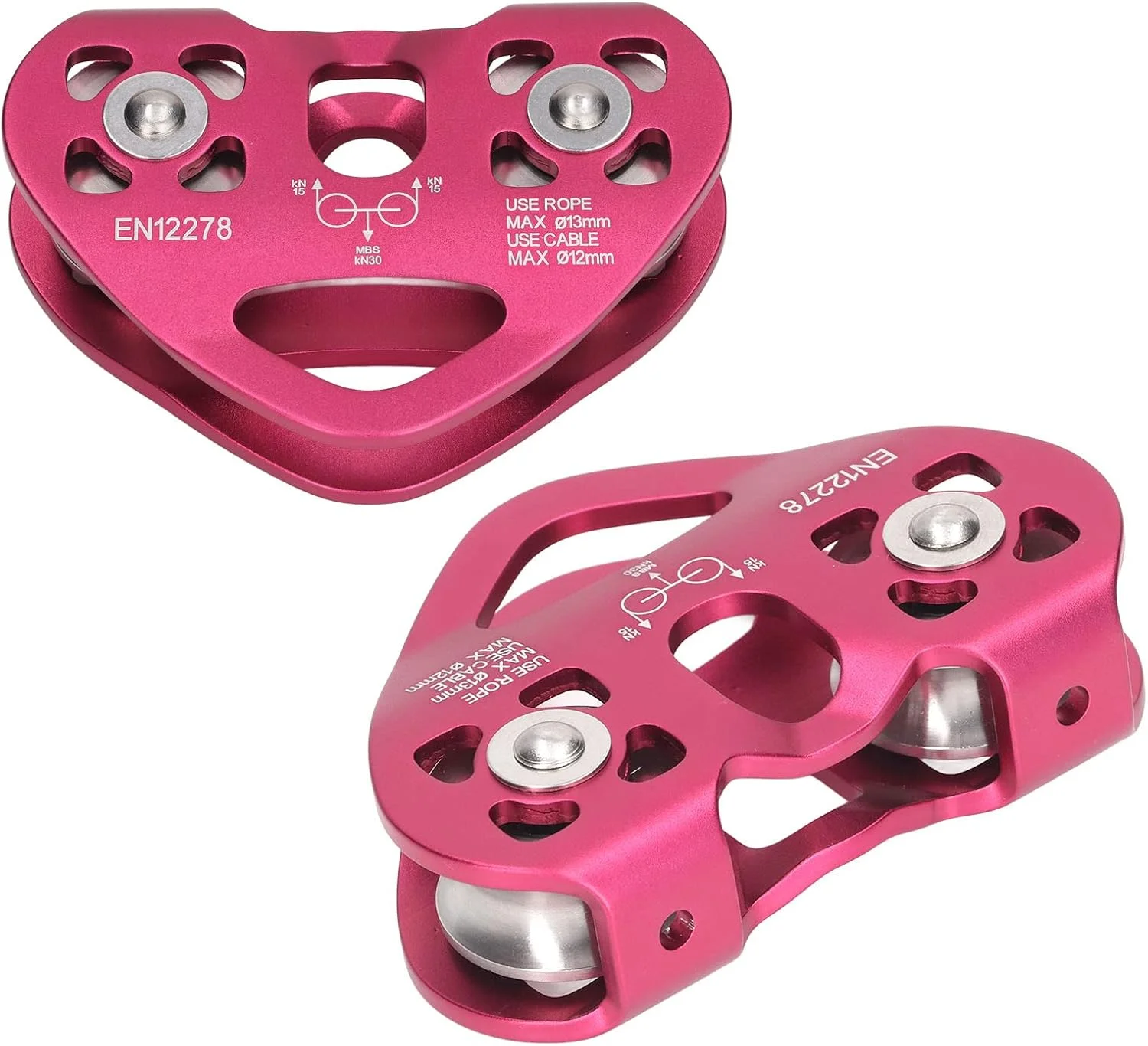 قرقره کوهنوردی دوماری، آلومینیوم هوانوردی، دو محوره، مناسب صخره نوردی و کوهنوردی (شرابی)