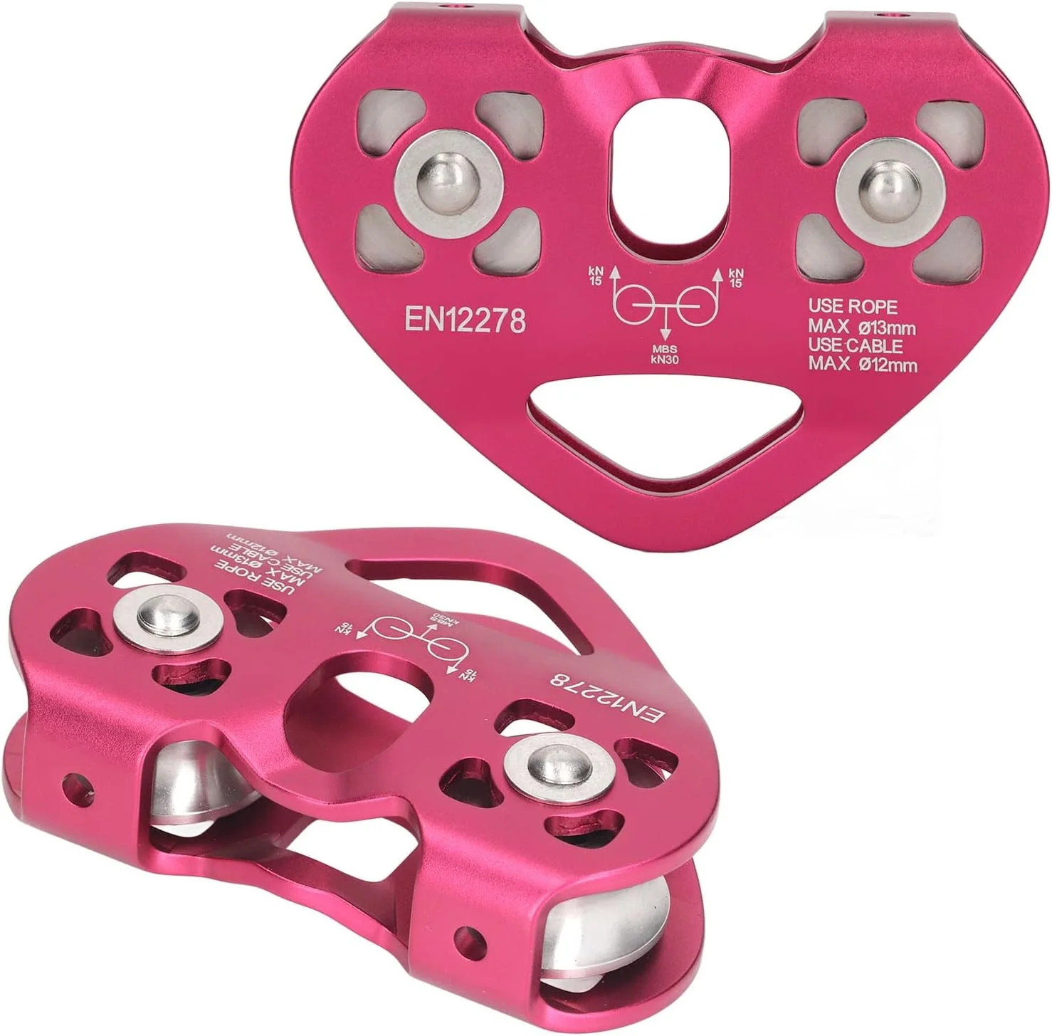 قرقره کوهنوردی دوماری، آلومینیوم هوانوردی، دو محوره، مناسب صخره نوردی و کوهنوردی (شرابی)