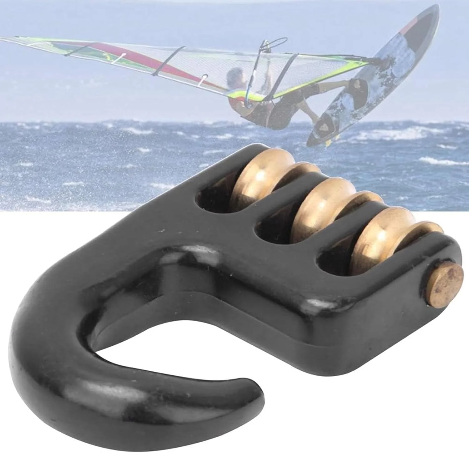 قلاب قرقره ویندرسرف آلیاژ آلومینیوم، قوی با 3 چرخ برای سخت افزار ویندرسرف