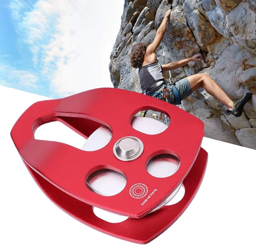 قرقره تک تسمه ای با دوام بالا، ساخته شده از آلیاژ آلومینیوم، مناسب برای فعالیت های فضای باز و کوهستان