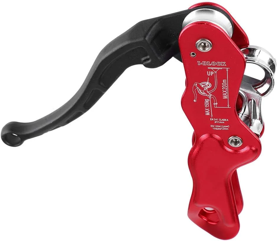 گیره طناب صعود Domary، قفل خودکار، آلیاژ آلومینیوم با استحکام بالا، برای صعود در فضای باز