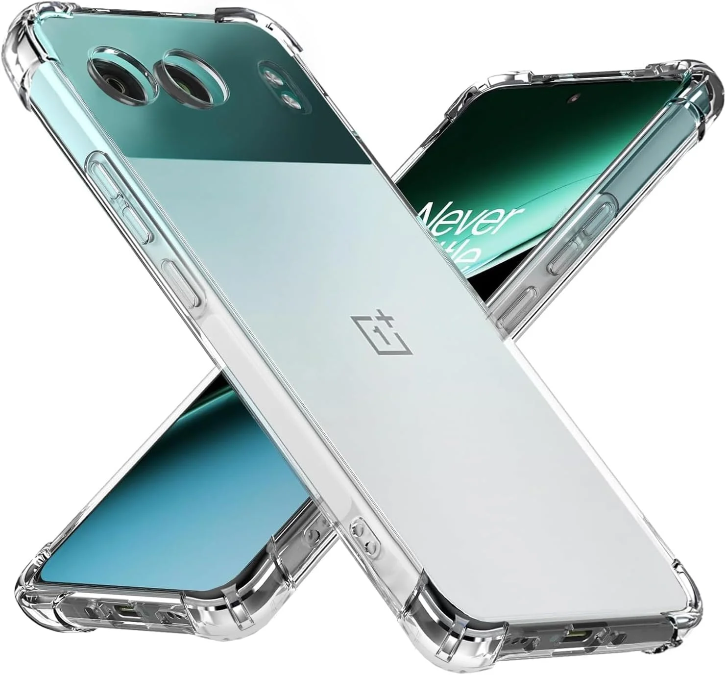 کاور محافظ گوشی مارگون برای وان پلاس نورد 4، کاور ژله ای نرم و شفاف، ضد خش، محافظت در برابر سقوط، طراحی باریک (کاور شفاف)