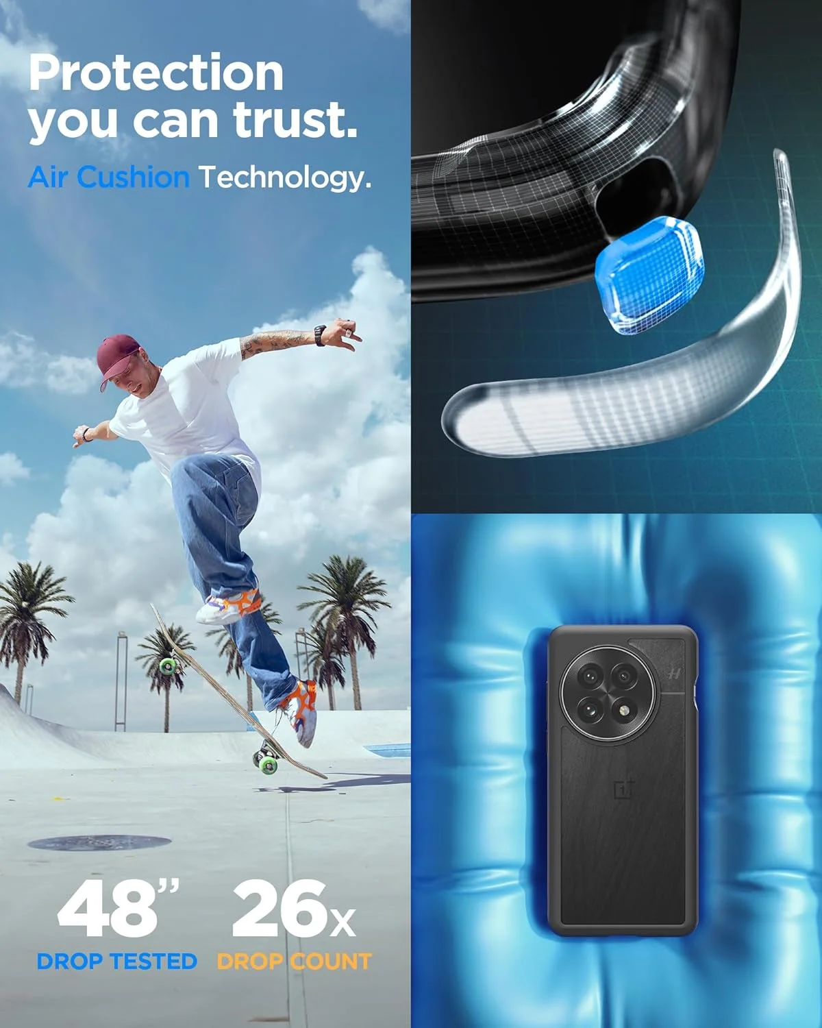 کاور محافظ گوشی Spigen Ultra Hybrid مناسب برای OnePlus 13 - مشکی مات کاور محافظ گوشی Spigen Ultra Hybrid مناسب برای OnePlus 13 - مشکی مات