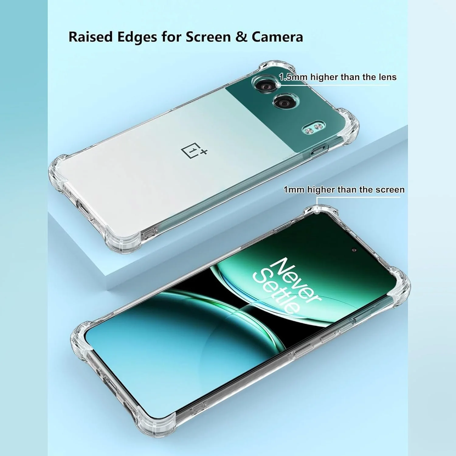 کاور محافظ گوشی مارگون برای وان پلاس نورد 4، کاور ژله ای نرم و شفاف، ضد خش، محافظت در برابر سقوط، طراحی باریک (کاور شفاف) کاور محافظ گوشی مارگون برای وان پلاس نورد 4، کاور ژله ای نرم و شفاف، ضد خش، محافظت در برابر سقوط، طراحی باریک (کاور شفاف)