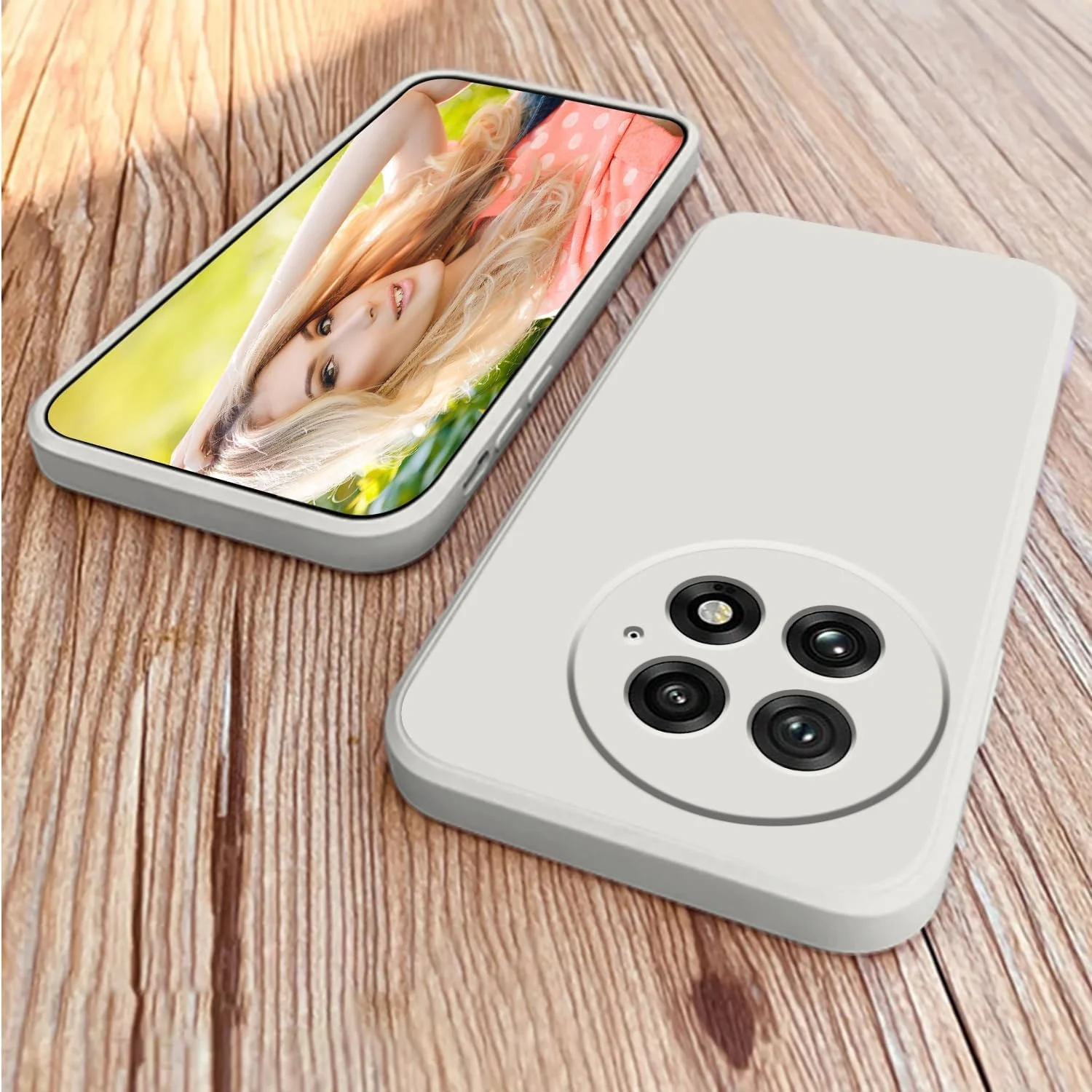 کاور سیلیکونی برای OnePlus 13: با لمس نرم و ابریشمی، ضد ضربه، کاور پشتی باریک برای 1+ 13 - (سفید) کاور سیلیکونی برای OnePlus 13: با لمس نرم و ابریشمی، ضد ضربه، کاور پشتی باریک برای 1+ 13 - (سفید)