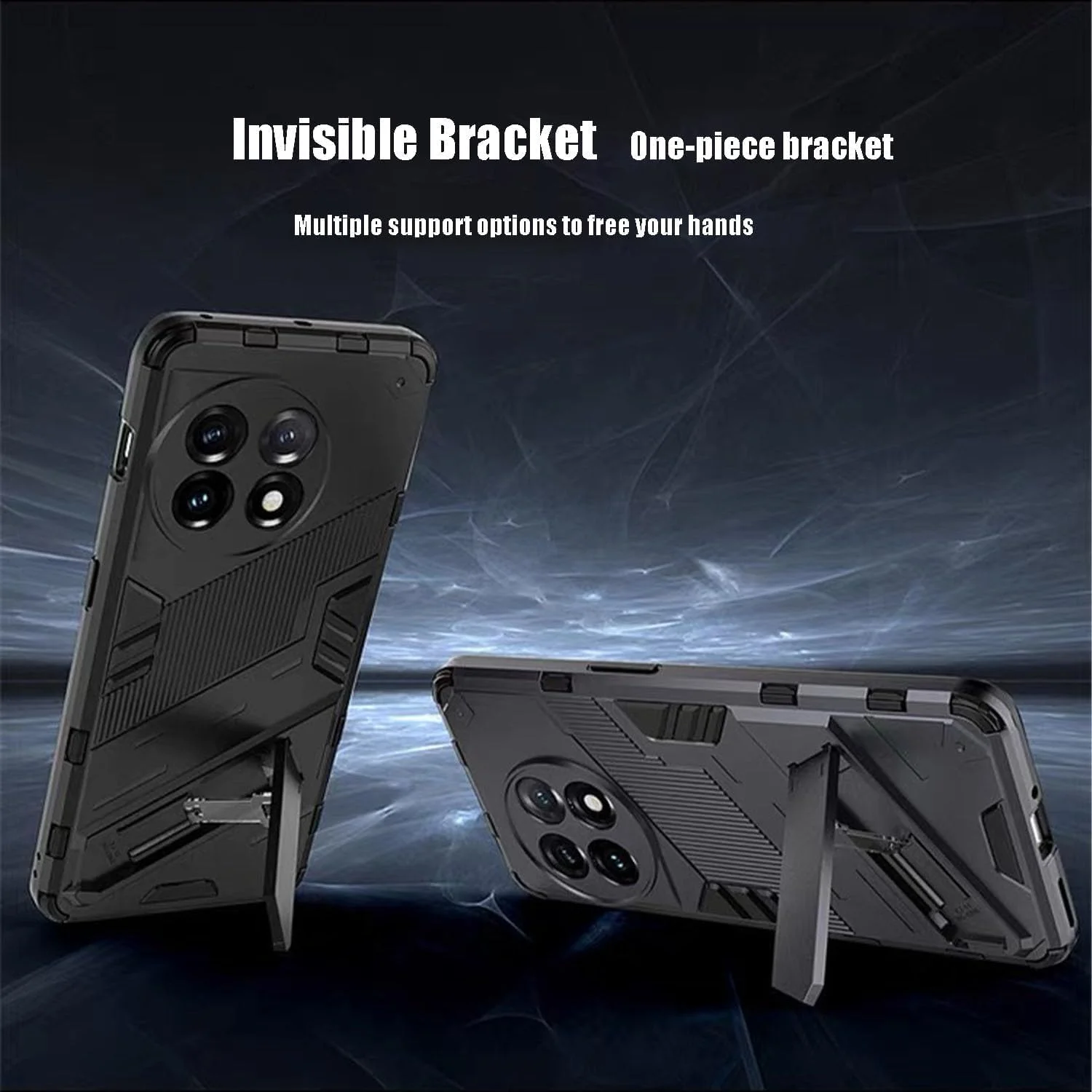 کاور پشتی Zkius طراحی شده برای OnePlus 13 5G (2025) | باریک و سبک | طراحی فوق العاده با کیفیت | محافظ دوربین - مشکی