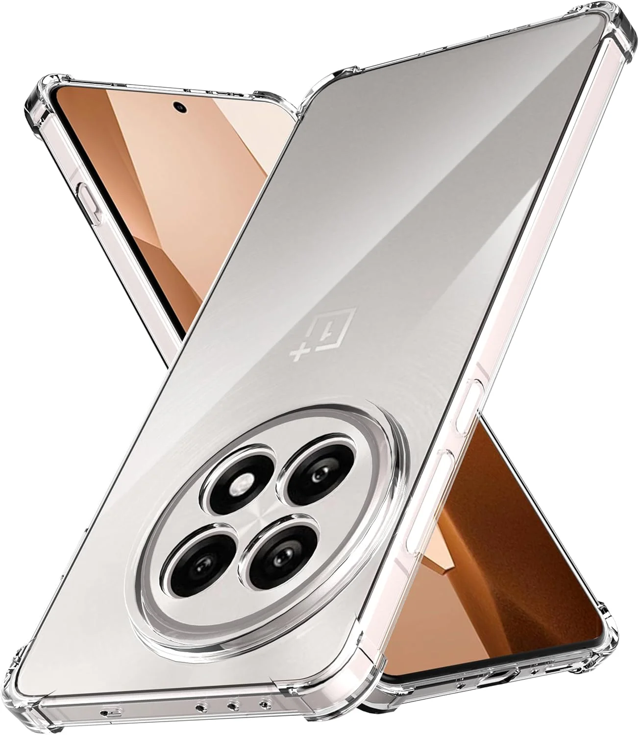 کاور محافظ گوشی آنووکوا برای وان پلاس 13R 5G، کاور محافظ سیلیکونی TPU نرم و شفاف و فوق العاده نازک با قابلیت جذب شوک و ضد خش (شفاف)